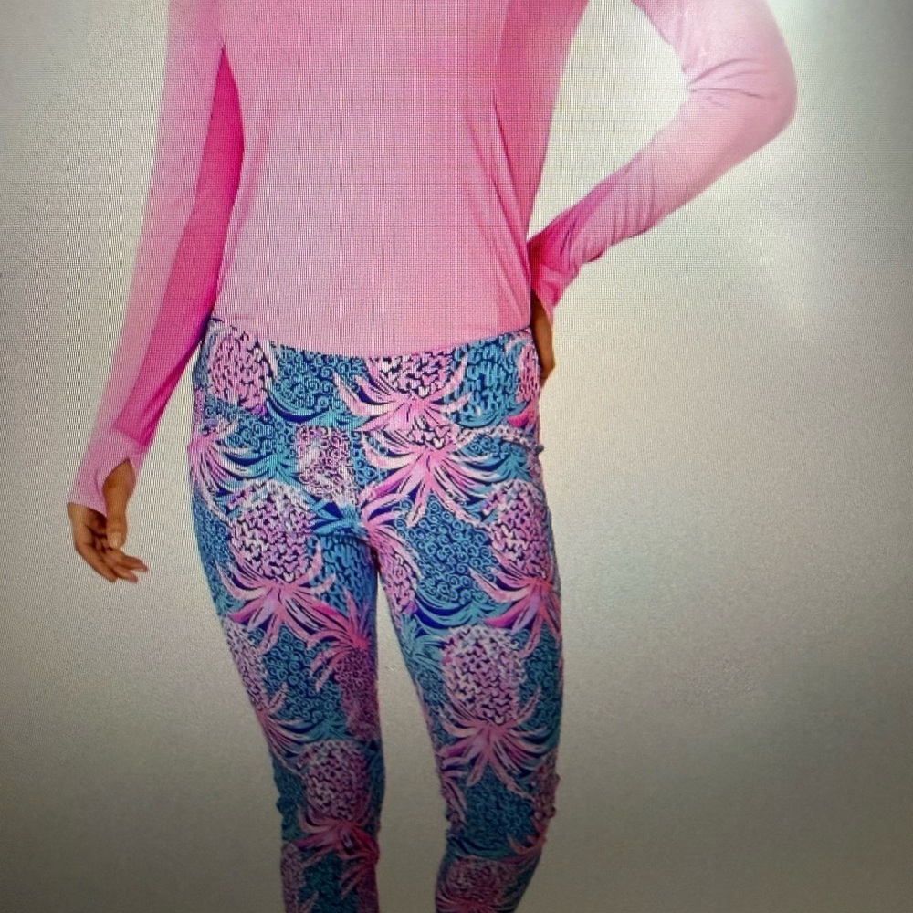EUC- Lilly Pulitzer Borealis Blue Corso Pant- Size 8